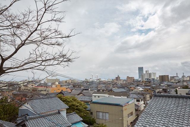 日和山から見た新潟市