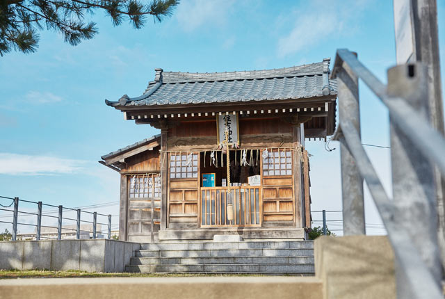 再建された住吉神社