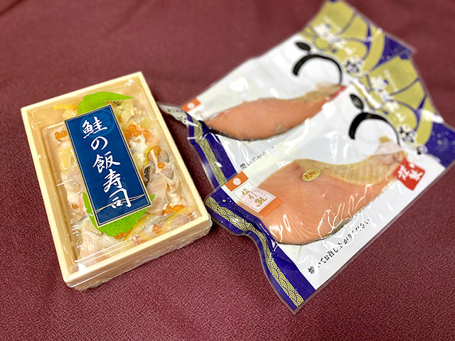 〈鮭の飯寿司〉商品
