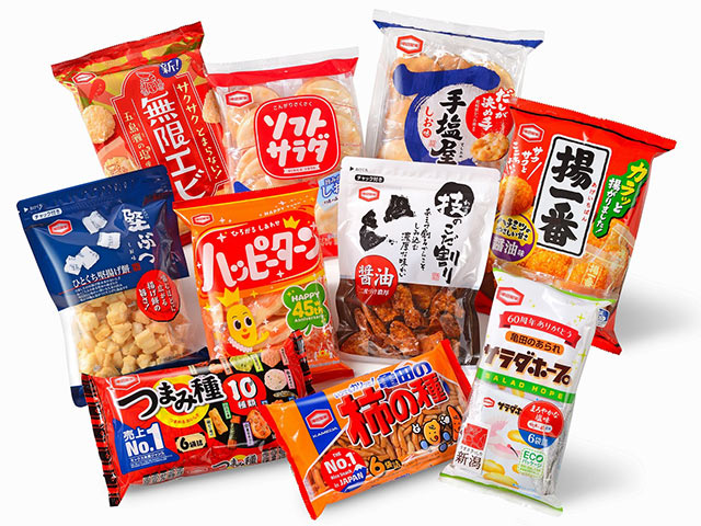 亀田製菓の各種商品