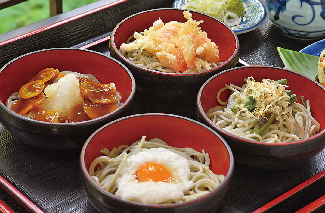 こんごう庵〉の一押しメニュー！4種のそばを堪能できる「そば好み