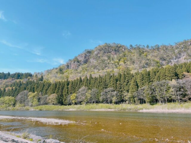 麒麟山公園から見える麒麟山