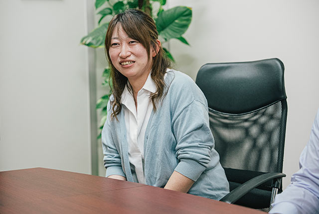 総務部の白倉沙織さん