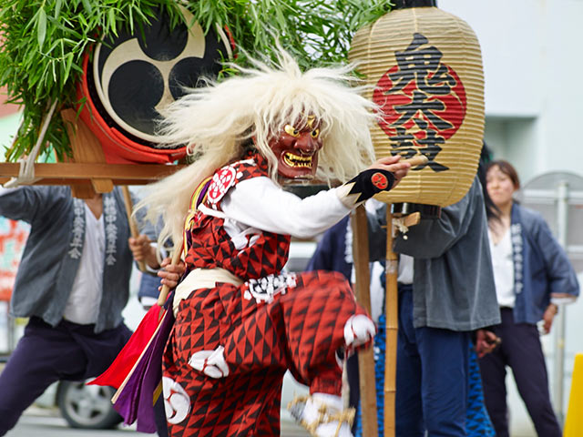 佐渡の伝統芸能鬼太鼓(おんでこ)