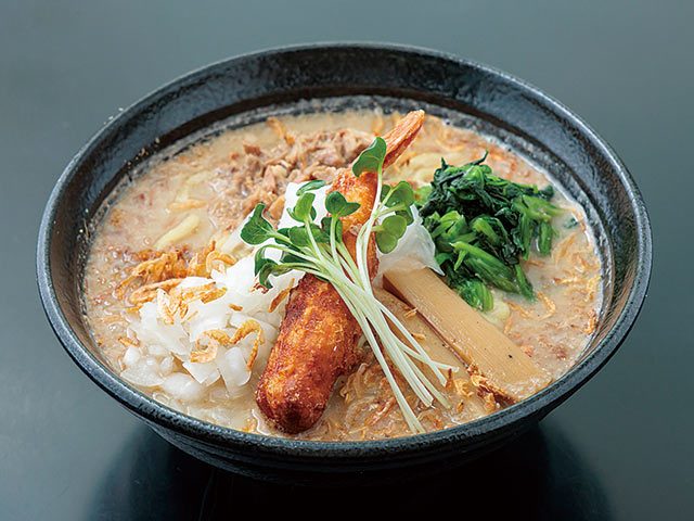 〈麺屋HARU〉の「えび味噌らーめん」