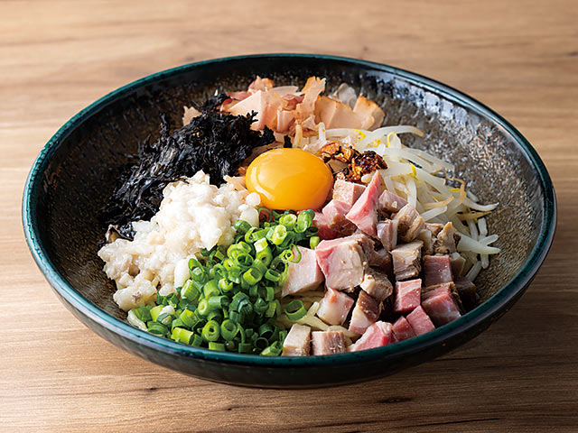 〈麺屋 遊戯三昧〉の「まぜそば」