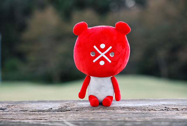 コメジルシくんのぬいぐるみ