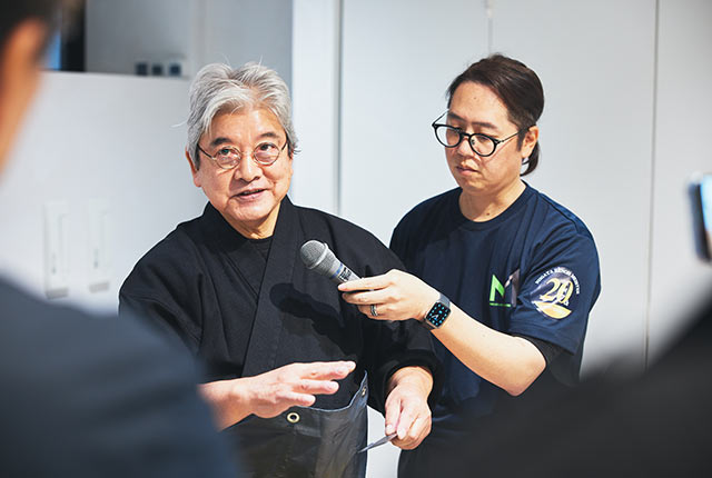 コメント中の日野浦さん