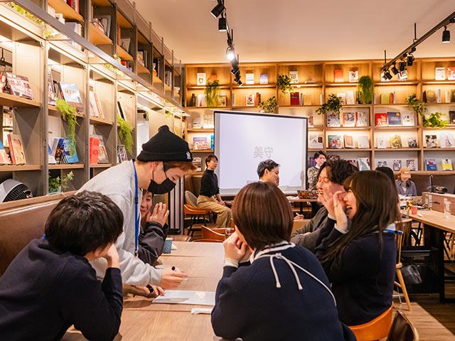 楽しそうな青チーム