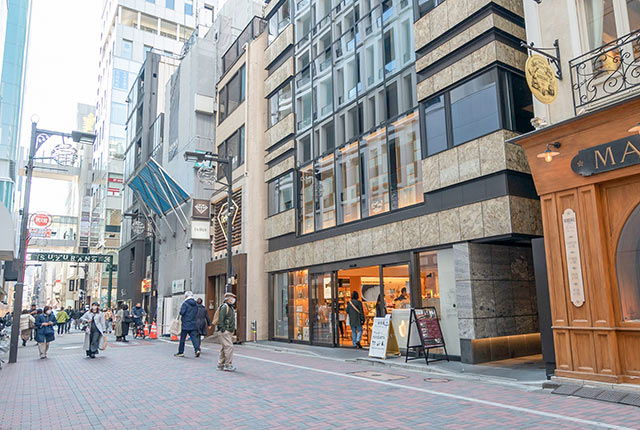 〈銀座・新潟情報館 THE NIIGATA〉の外観