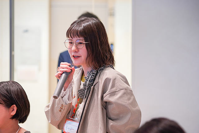 コメント中の別のイベント参加者